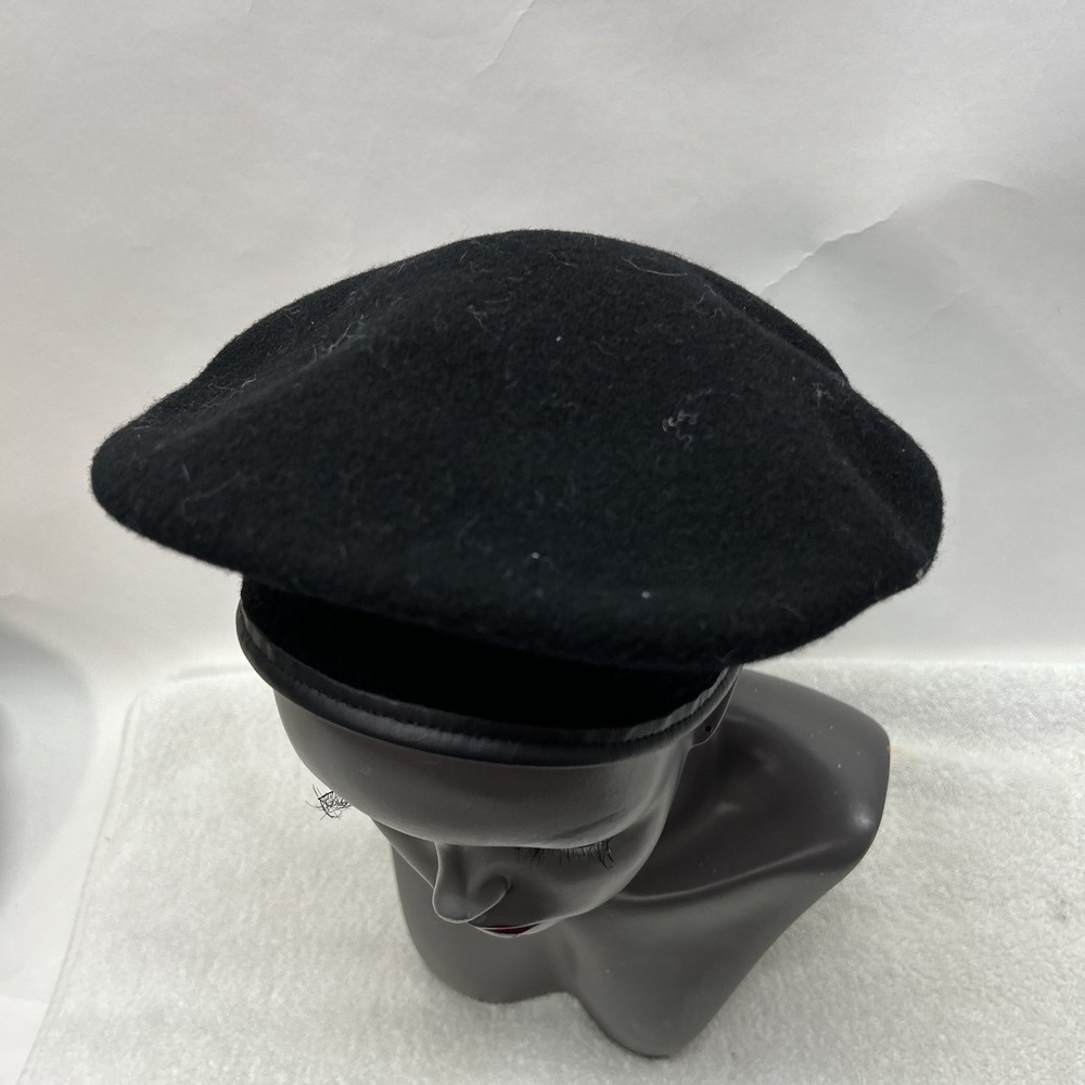 J. Crew Womens Vintage Oarsman Wool Black Beret Hat
